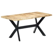Valgomojo stalas, 160x80x75cm, mango medienos masyvas kaina