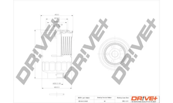 Kuro filtras Dr!ve+ DP1110.13.0125