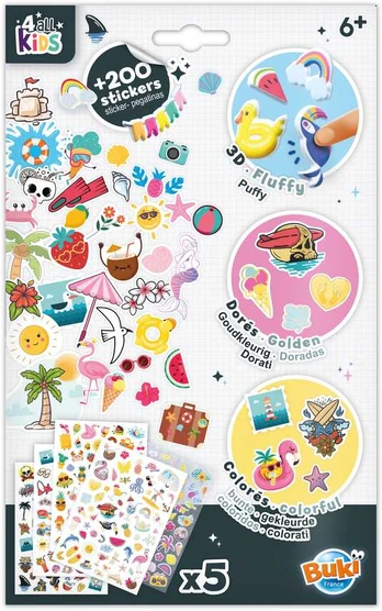 Buki France Buki Sticker Pack - Summer