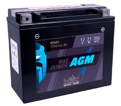 Akumuliatorius IntAct Bike Power, 12 V, 21 Ah, 350 A