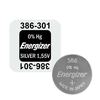 ENERGIZER 386 301 sidabro oksido baterijos 10 vnt.