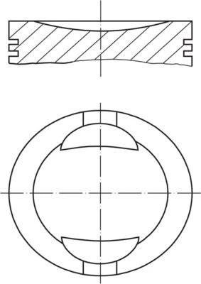 MAHLE 009 36 00 Piston