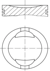 MAHLE 009 36 00 Piston kaina