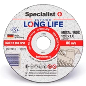 Pjovimo diskas Specialist+ Long Life 125x1,6x22 mm kaina