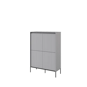 Komoda TREND TR3SC-V2, pilka/juoda