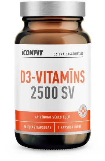 Iconfit d3 vitamin 2500 SV kapsulė N90