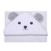 Rankšluostis kūdikiui 3D su gobtuvu ANIMAL-Soft kaina