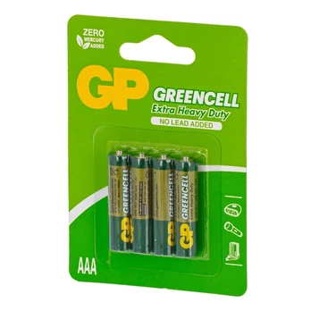 Baterijos GP GREENCELL, R03 AAA, 4 vnt.
