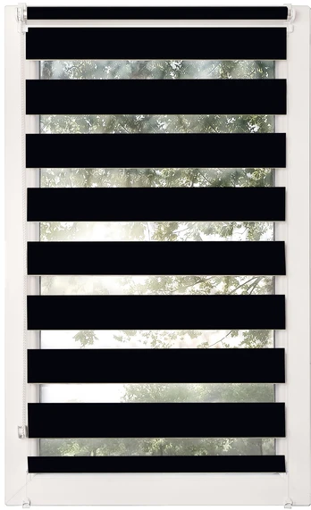Ritininė užuolaida Karpol Basic, juoda, 53 cm x 150 cm