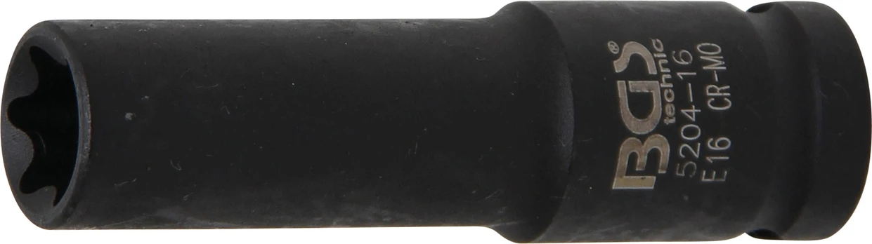Galvutė smūginė E-Type, ilga | 12,5 mm (1/2") | E16 (5204-16)