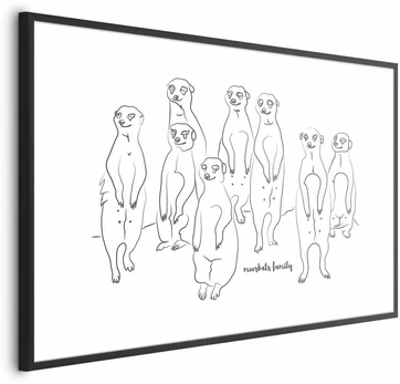 Artgeist Plakatas - Meerkat Family
