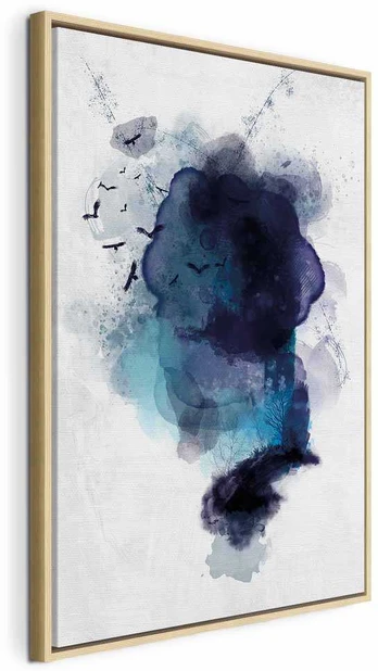 Artgeist Paveikslas - Mėlyna Memory (1 Part) Vertical