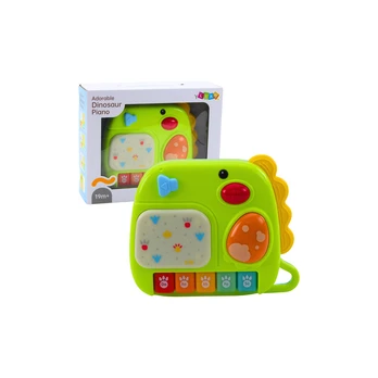 Lean Toys Interactive Piano for Toddlers Dinosaur Žalias