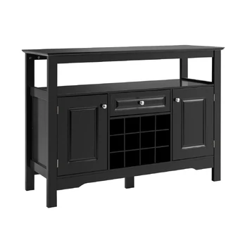 Bonideco Select Virtuvės spintelė 117x40,5x85,5cm., juodos spalvos