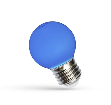 Lemputė Spectrum LED, P45, mėlyna, E27, 1 W, 20 lm