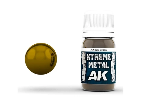 AK Interactive - BRASS XTREME METAL Emaliniai dažai, 30ml, AK475