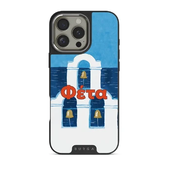 Feta - iPhone 16 Pro Max Case, Elite Dark (MagSafe) / Silver
