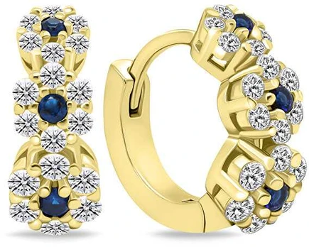 Brilio Silver Brilio Sidabrinis Delicate auksinis-plated rings with zircons EA663Y
