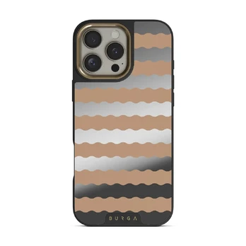 Golden Sand - iPhone 16 Pro Max Case, Elite Mirror (MagSafe) / Gold
