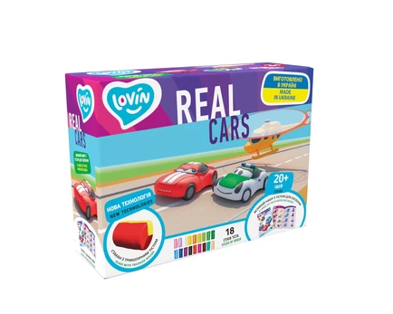 Kūrybinis rinkinys Play Dough Real Сars