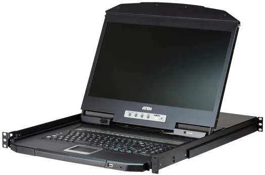 Aten 1U Short Gylis USB VGA Single 18.5" - Italian