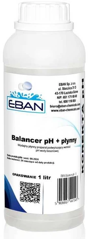 Balancer PH plus + liquid for increasing pH of pool water 1L BA0573