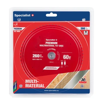 SPECIALIST+ pjovimo diskas Multimaterial 260x30x60T