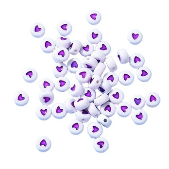 Karoliukai širdelės, Violetinė