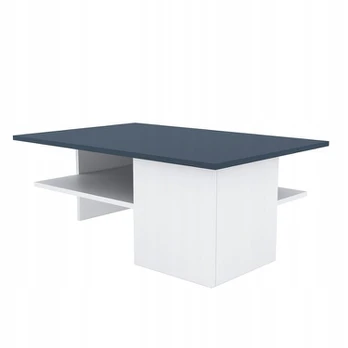 Kavos staliukas Target Home 90x60x33,5 cm, baltas/pilkas