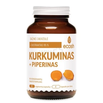 Maisto papildas ECOSH KURKUMINAS N90