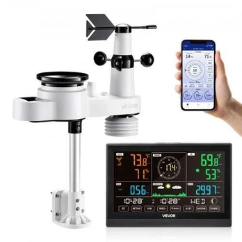 5-in-1 Wi-Fi orų stotis su saule