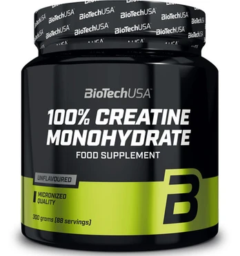 BioTech 100% Creatine Monohydrate, 300 g