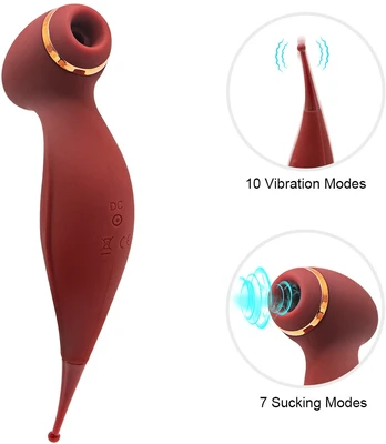 Klitorinis vibratorius 2in1