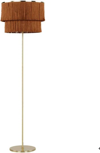 Beliani Lampa podłogowa metalo sp. ruda PERISTERI
