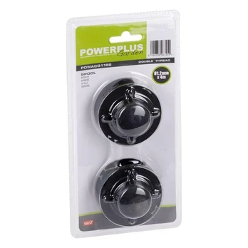 Ritė su lynu Powerplus POWACG1182, juoda sp., 2 vnt.