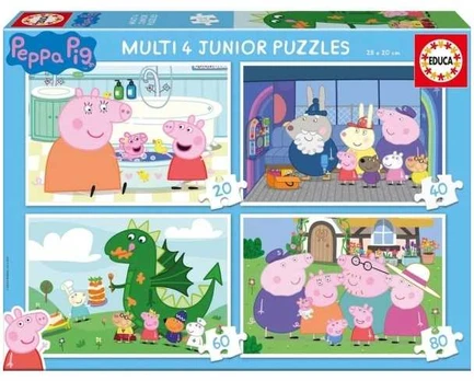 Educa 20-40-60-80 Peppa Pig Multi 4