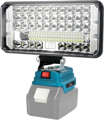 AUTOJARE akumuliatorinis LED darbo prožektorius 18 V, 90 W, 7500 lm, LDDMT-7C