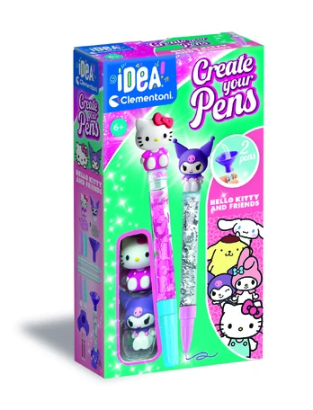 Clementoni Zabawki CLE IDEA Mini fabr.długop.HelloKitty i przyj.18432