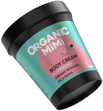Kūno kremas Organic Mimi Moisturizing Avocado & Guava, 200 ml