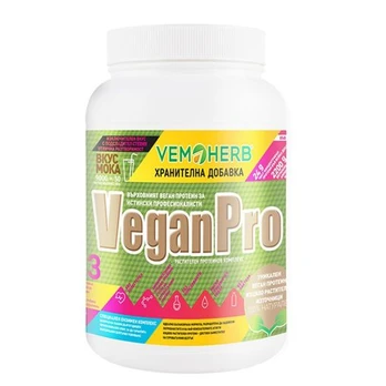 VemoHerb VeganPro 900 g. - Natural Mocha skonis