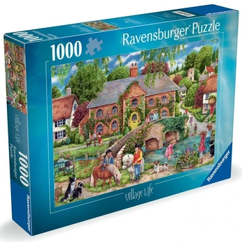 Dėlionė Ravensburger Puzzle: Život na vesnici