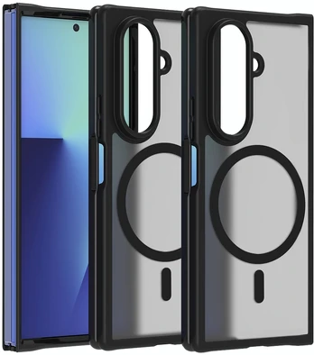 Dėklas Full Matte Mag Cover Samsung Galaxy Fold 8 juodas