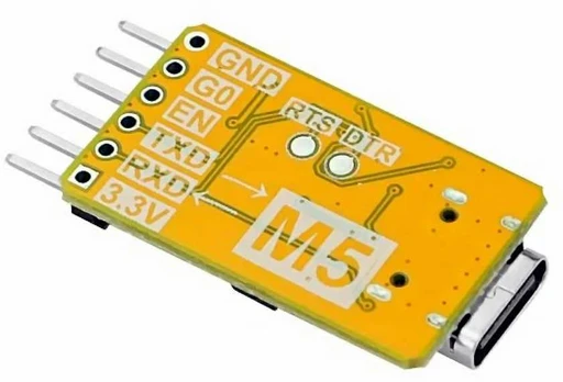 ESP32 Downloader Kit – USB-TTL adapteris – M5Stack ir ESP32/ESP8266 kūrimo moduliams – M5Stack A105