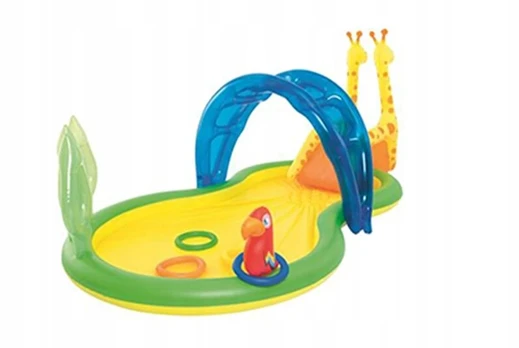 Bestway pripučiamas baseinas Žirafa 338x167x129cm