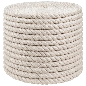 Džiuto virvė 12 Balta 100% Tossa jutas