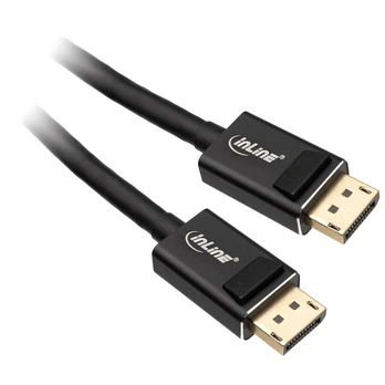 InLine DisplayPort 2.0 kabelis, 8K4K UHBR, juodas - 1m