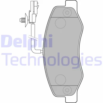 DELPHI LP2192 Brake pad set