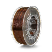 3D plastikas Devil Design PET-G 1.75mm 1kg - Amber Transparent kaina