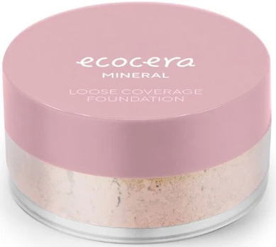 Biri pudra Ecocera Mineral Loose Coverage, n1 vilnus, 4 g