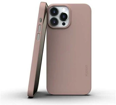 Dėklas Nudient Thin V3 MagSafe do iPhone 13 Pro Max rožinis/pink